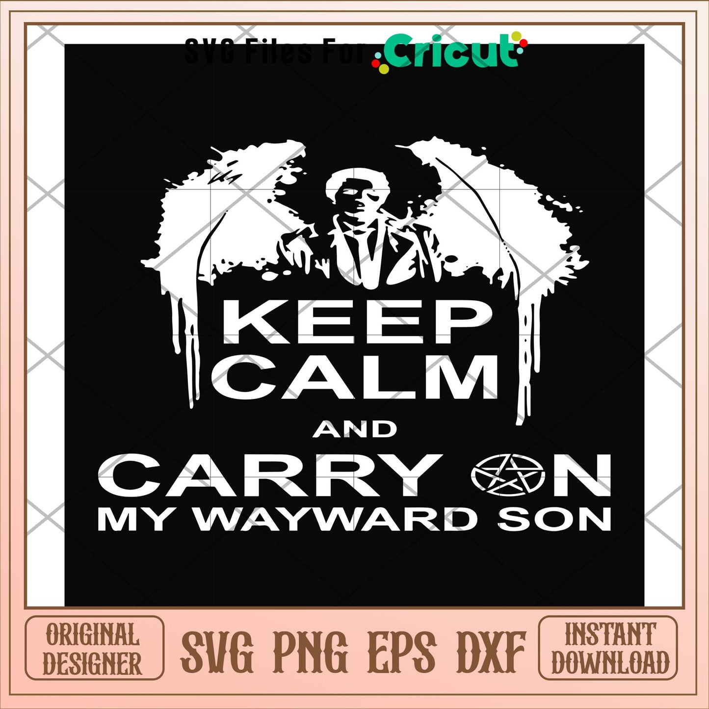 Keep calm and carry on my wayward son svg, wayward svg, funny svg