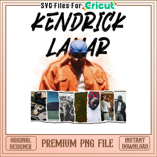 Kendrick Lamar PNG Design for Cricut, Download Premium Artwork Now