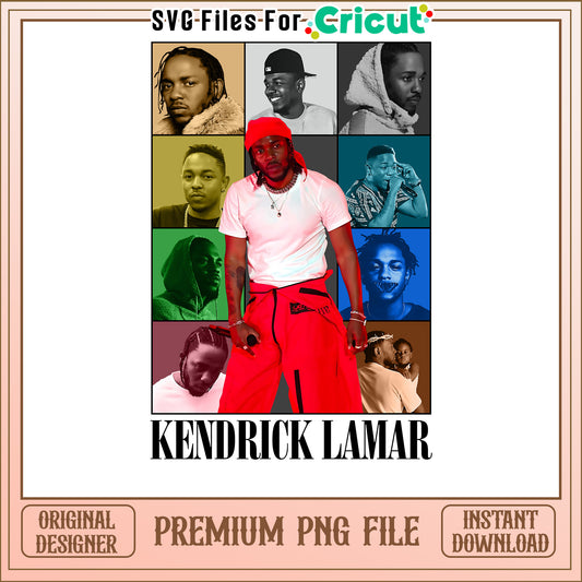 Kendrick Lamar PNG File for Cricut, High Quality Instant Download