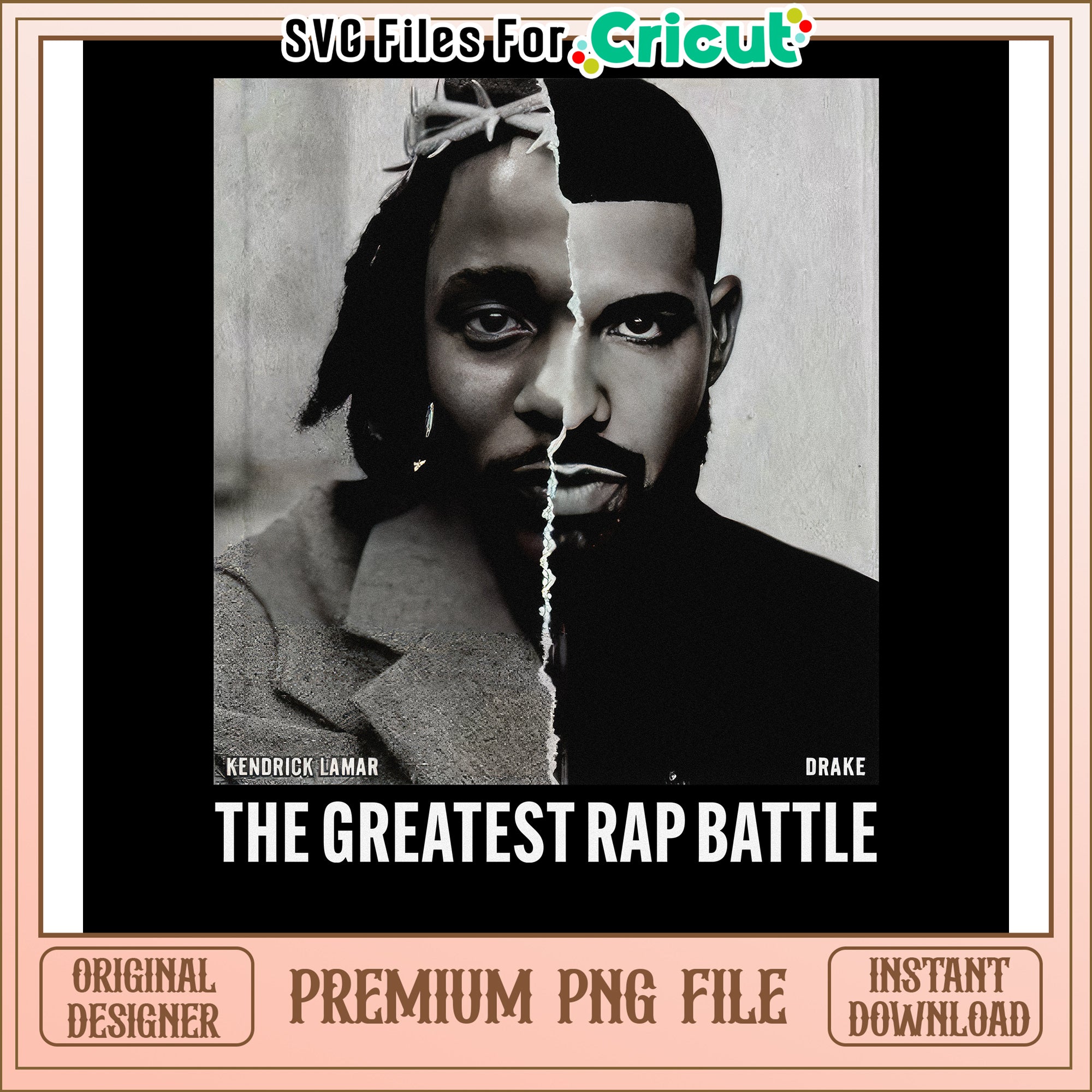 Kendrick Lamar and Drake PNG Graphic, perfect for Cricut projects – svg ...