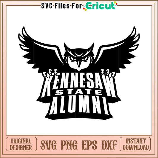 Kennesaw State Alumni SVG Design for Cricut, Perfect for Custom Projects