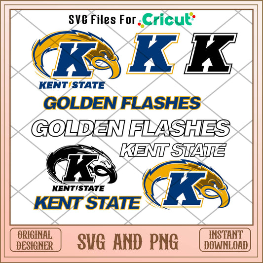 Kent State Golden Flashes svg, Kent State Golden svg bundle, NCAA svg