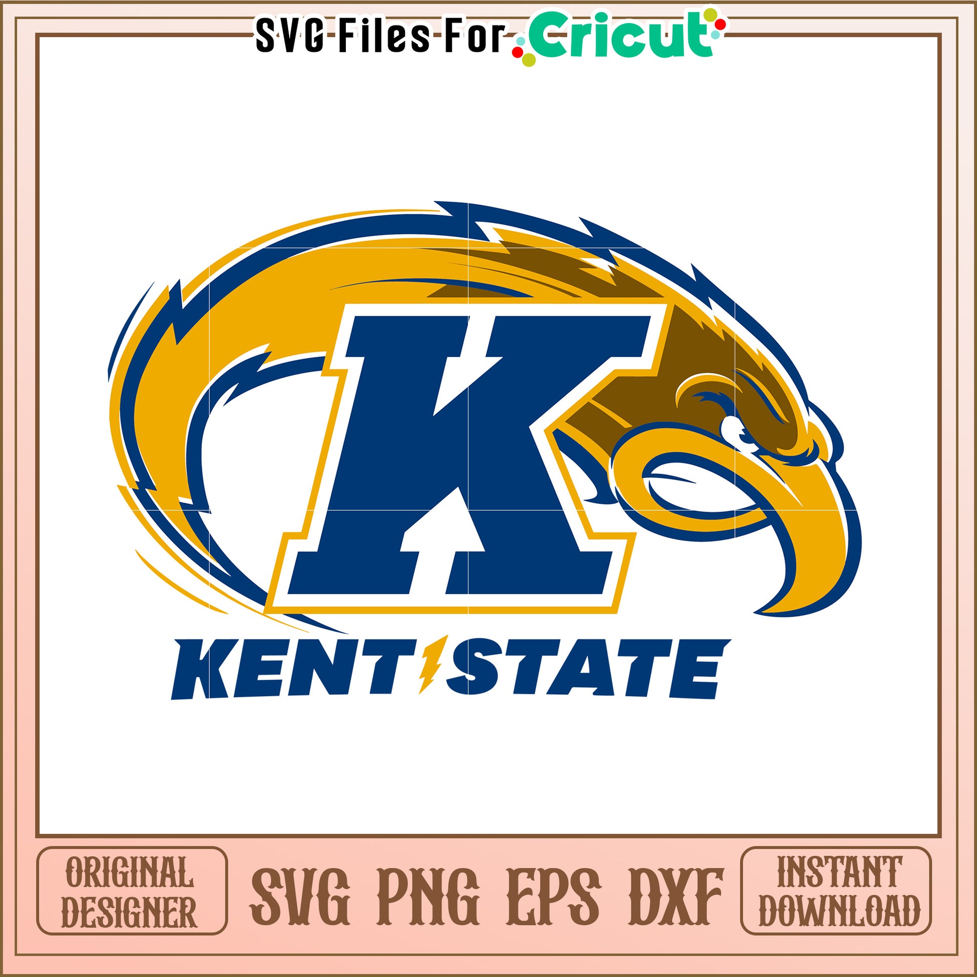 Kent State University Logo SVG File for Cricut, High-Quality Instant D ...