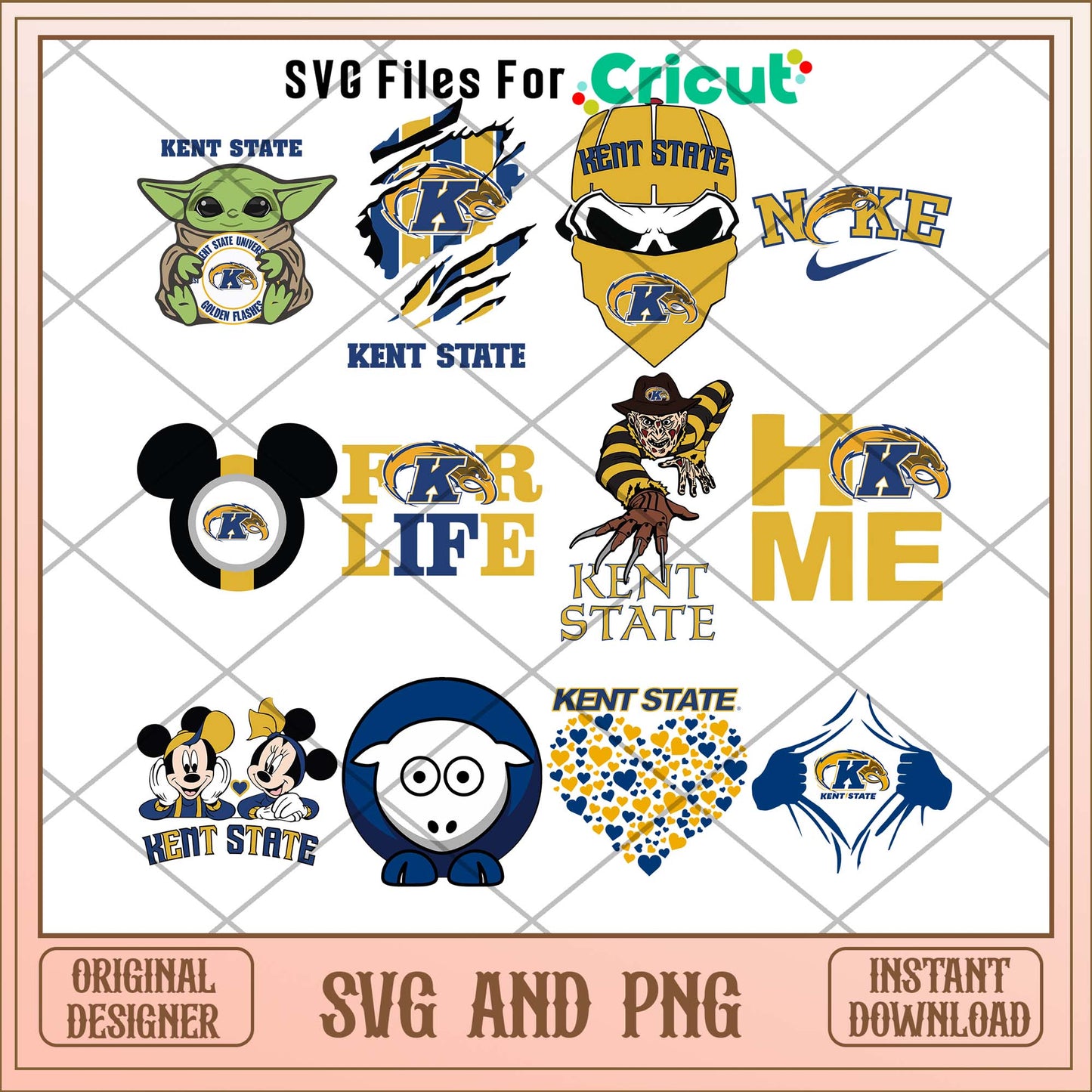 Kent State home svg, Kent State University svg bundle, NCAA svg
