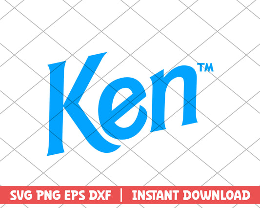 Ken tm barbie svg 