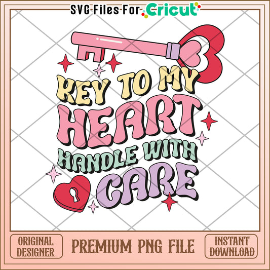 Key To My Heart PNG Design Download