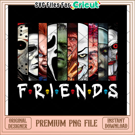 Kiler friends halooween png, happy halloween​ png, spooky quotes png