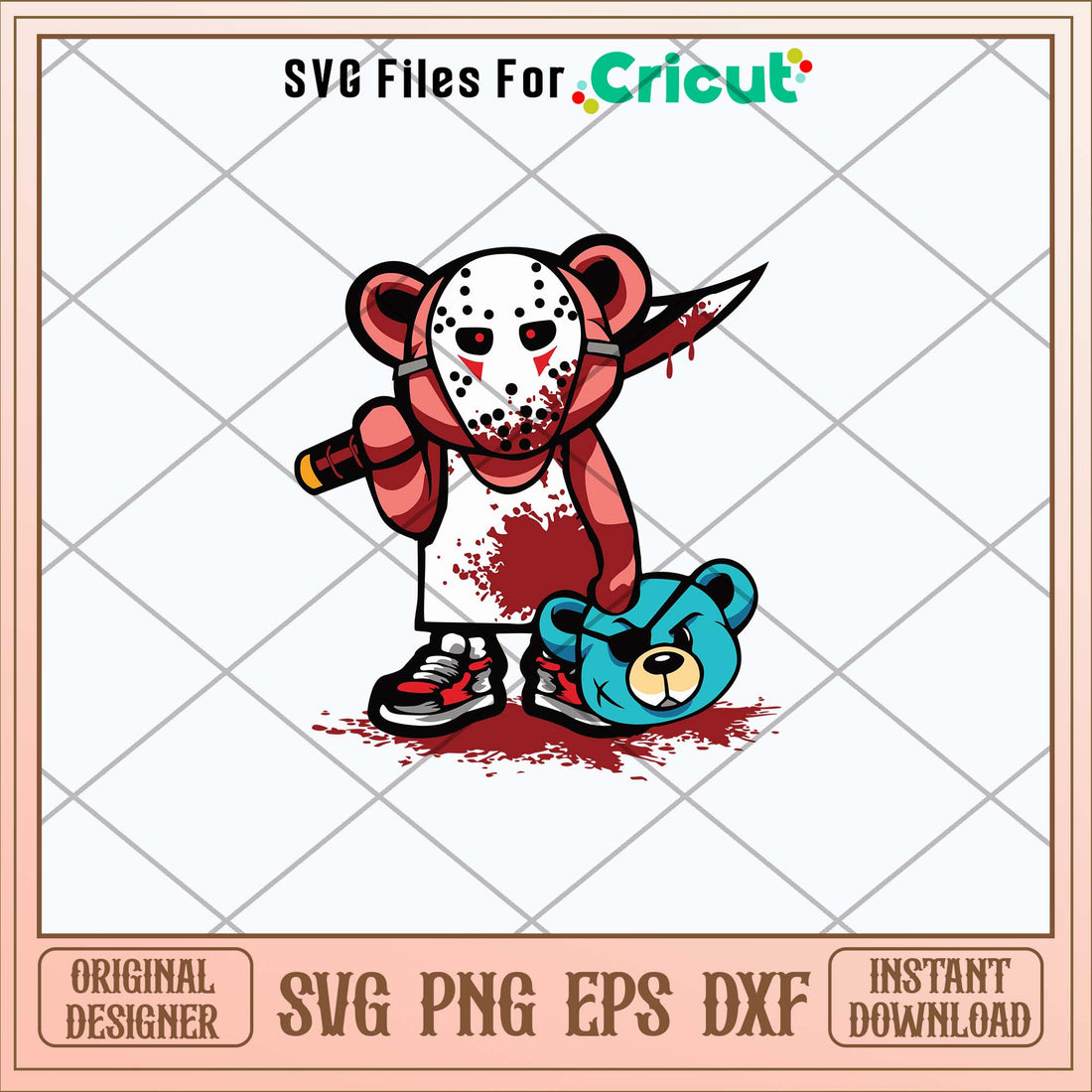 Killer Teddy Bear Svg, Halloween Quotes art svg bundle – svg files for ...