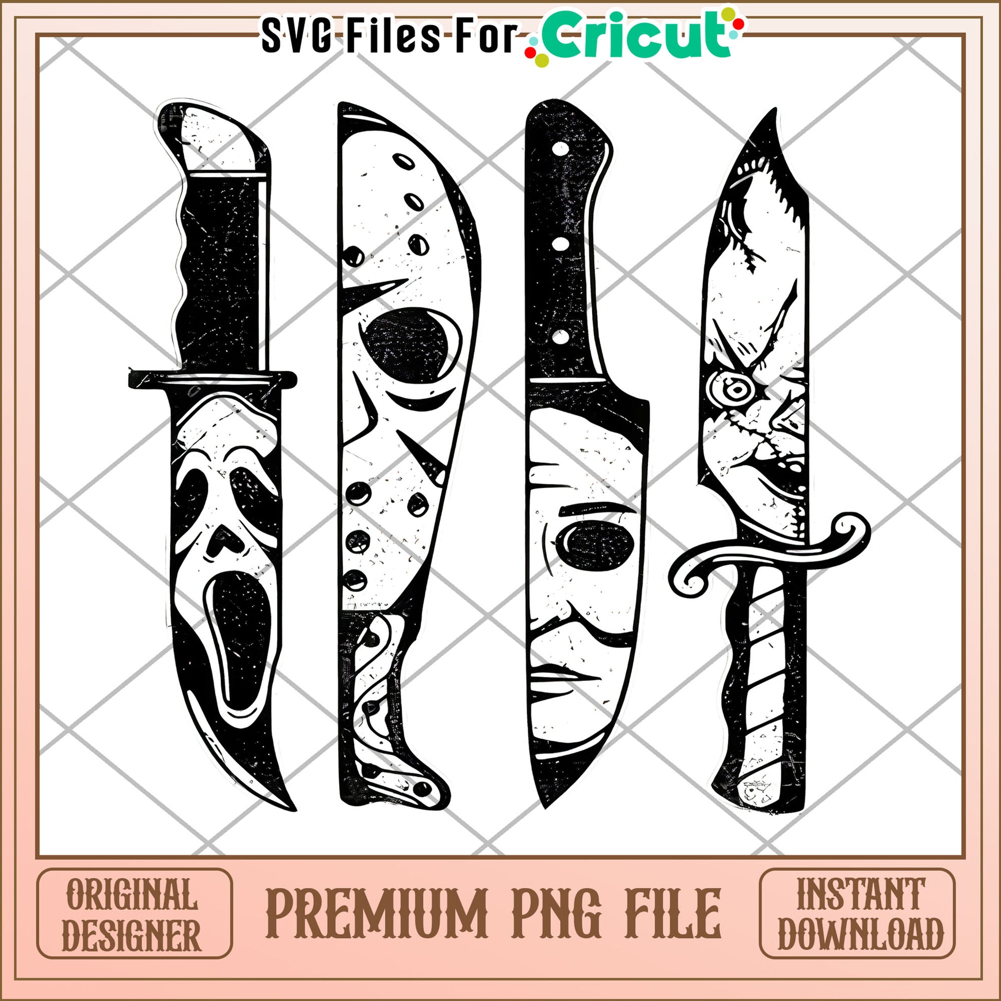 Killer's knife png, halloween​ decorations​ png, halloween candy​ png