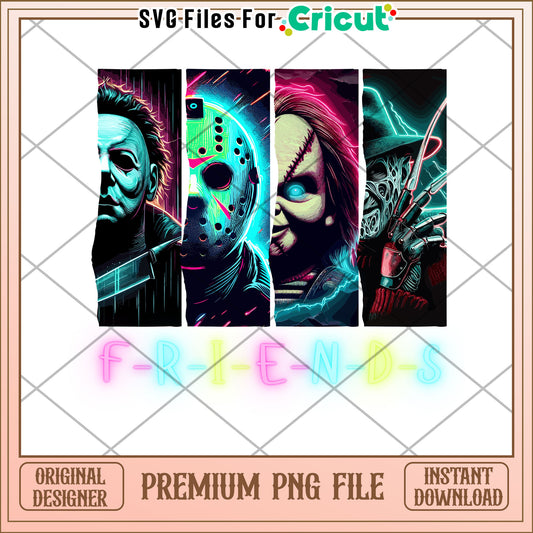 Killers friends png, trick or treat png, halloween wallpaper​ png
