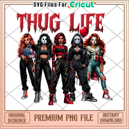 Killers girls thug life png, spirit halloween​​​ png, halloween ends​ png