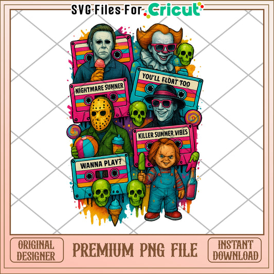 Killers summer png, trick or treat png, halloween wallpaper​ png