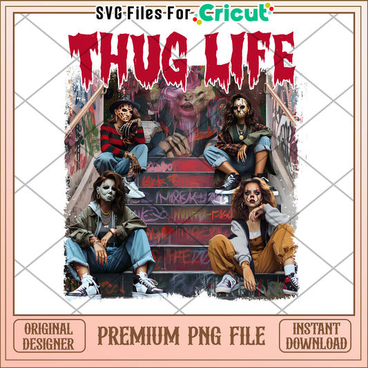 Killers thug life design png, spirit halloween​​​ png, halloween ends​ png