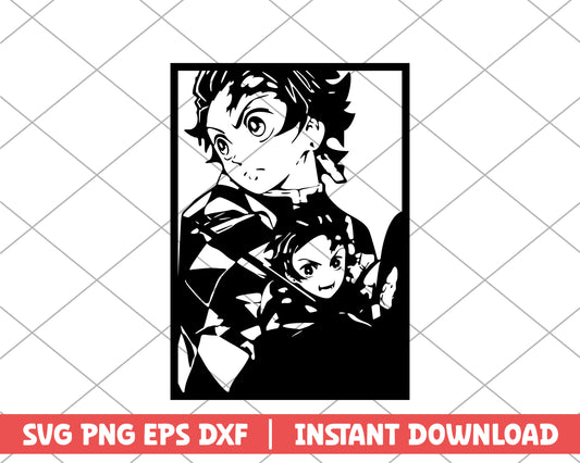 Kimetsu no yaiba kamado tanjiro anime svg