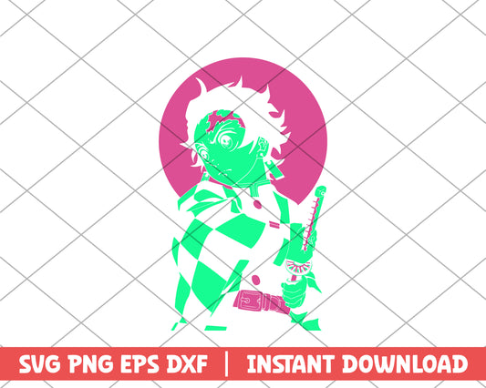 Kimetsu no yaiba tanjiro ohisima anime svg