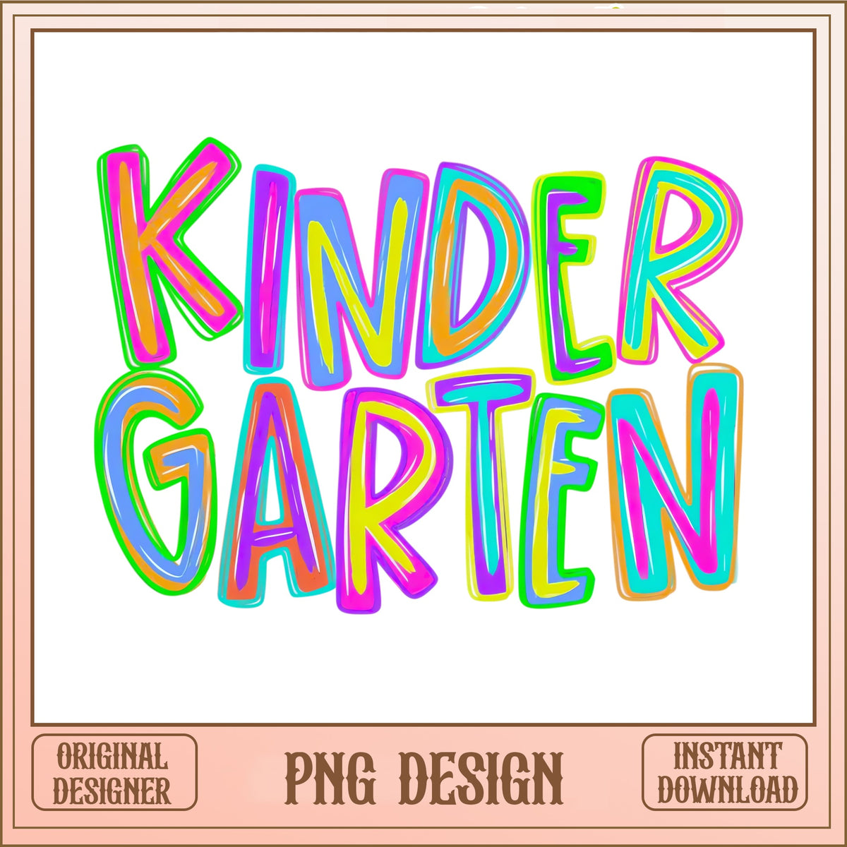 Kindergarten PNG Sublimation Design, Back To School PNG, Teacher PNG