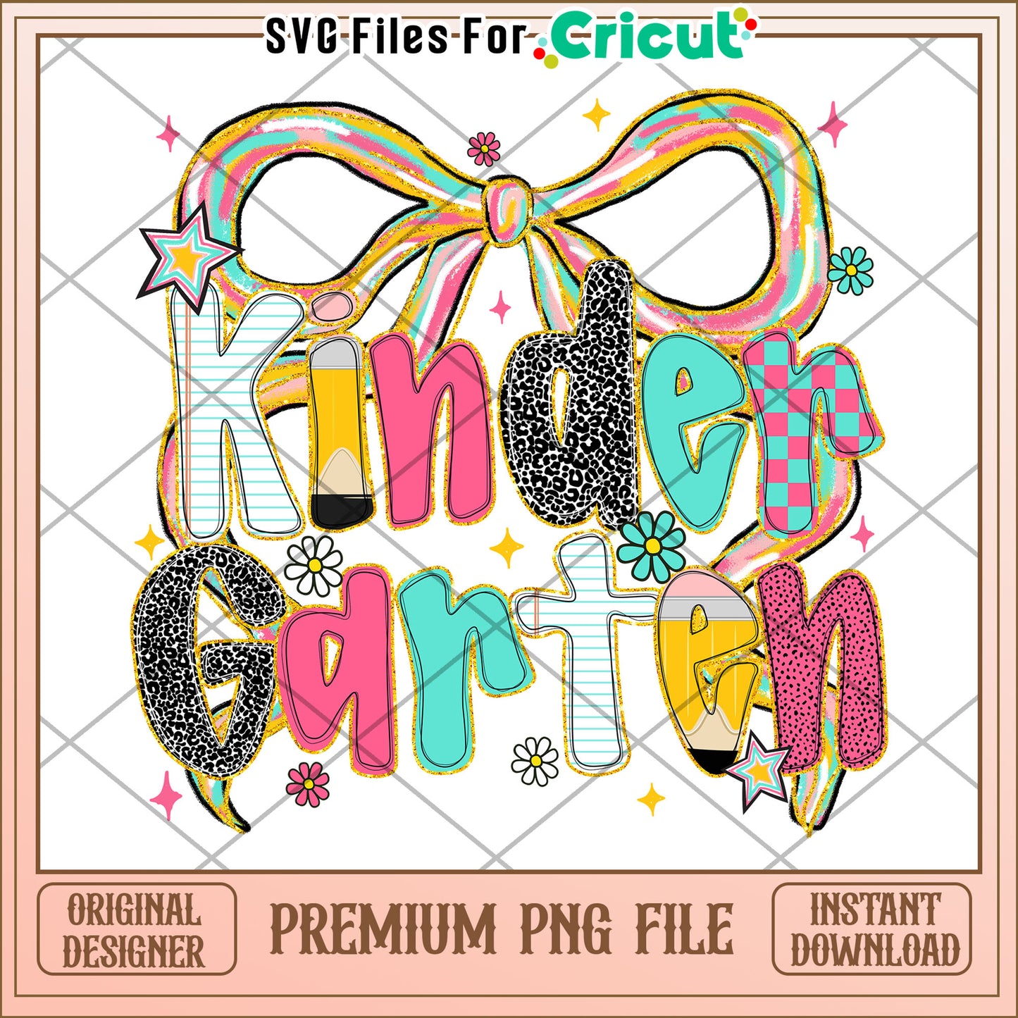 Kindergarten  png, cute design png, back to school time​ png