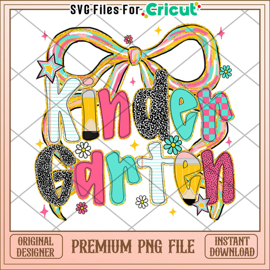 Kindergarten  png, cute design png, back to school time​ png