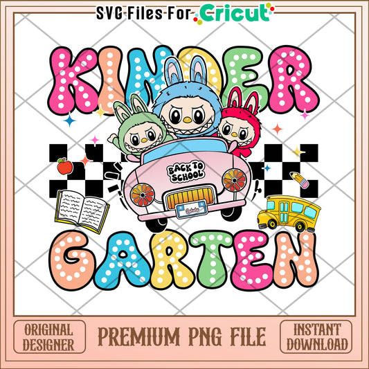 Kindergarten png, labubu doll png, popmart labubu png