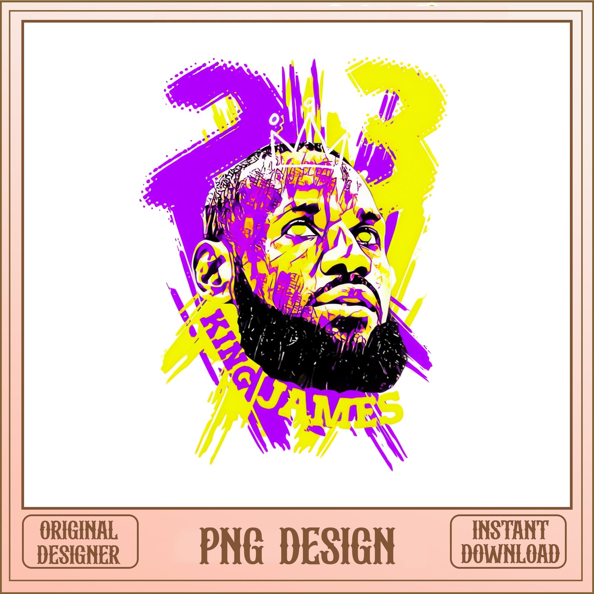 King James 23 PNG, LeBron James Basketball PNG, Lakers PNG