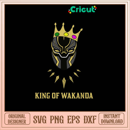 King of Wakanda Svg