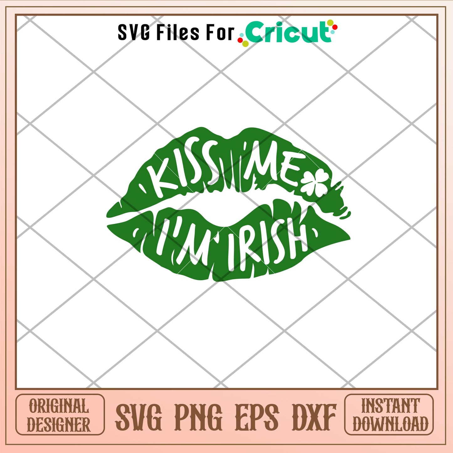Kiss Me Im Irish Lips, Kiss Me I’m Irish Lips Svg
