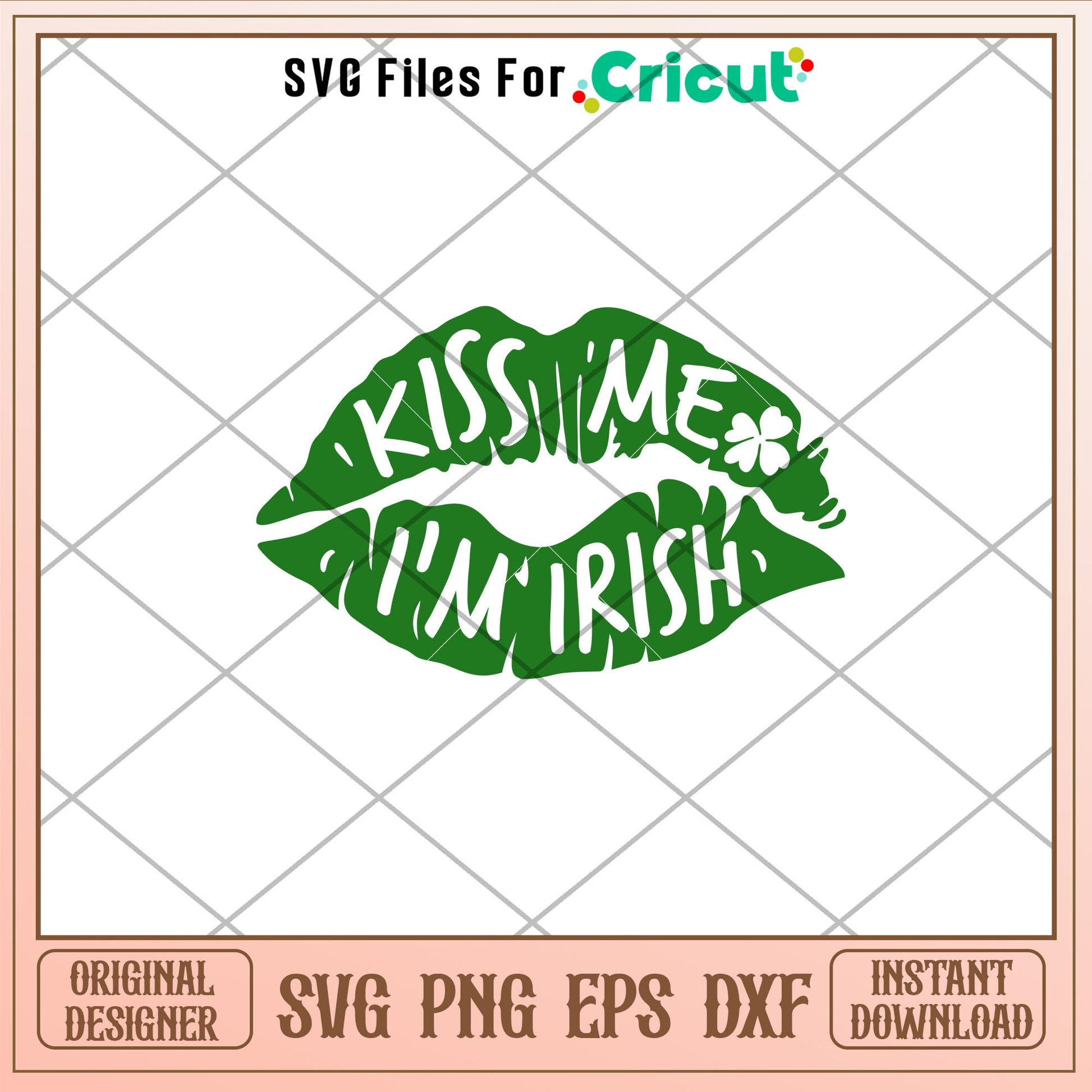 Kiss Me Im Irish Lips, Kiss Me I’m Irish Lips Svg