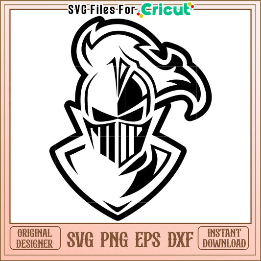 Knight Helmet SVG Design for Cricut, Perfect for Crafting Projects and DIY