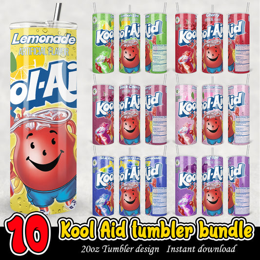 KoolAid Tumbler Bundle, Kool Aid 20oz tumbler bundle