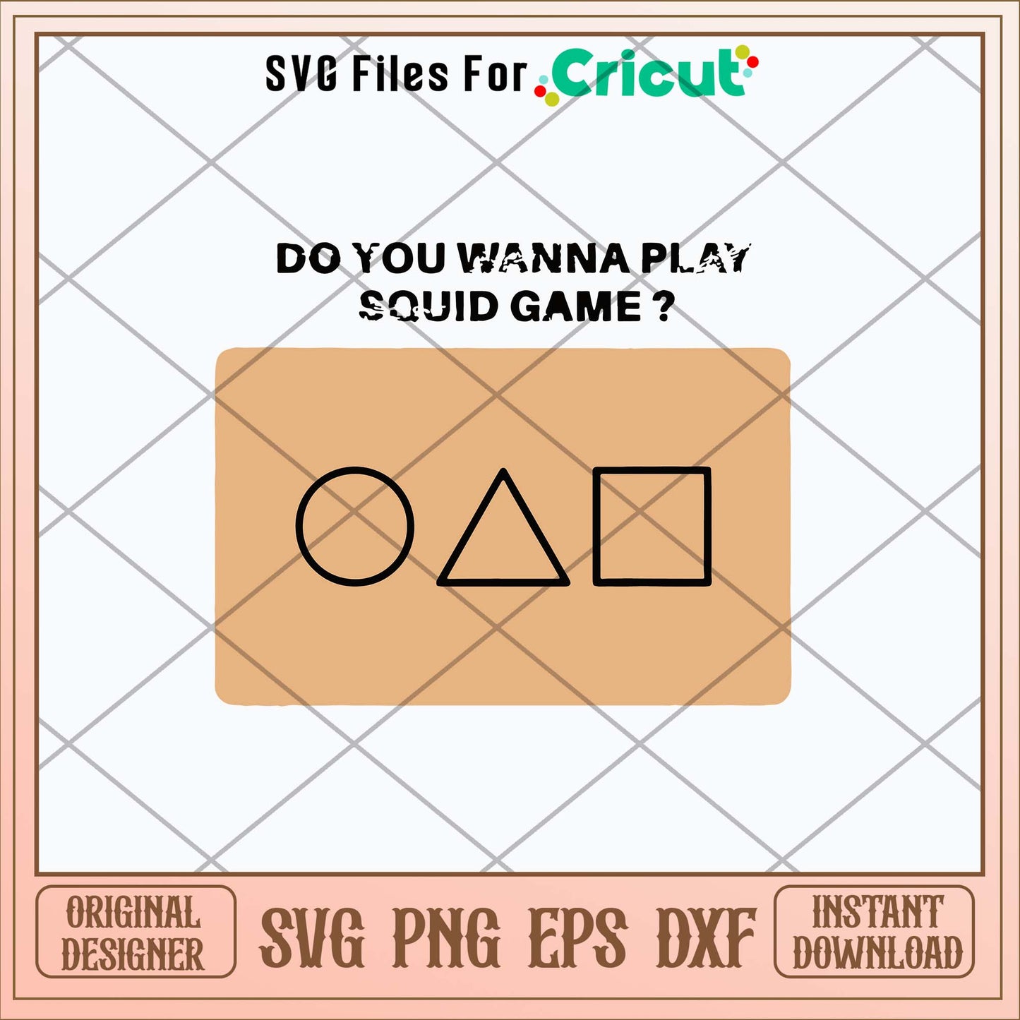 Korean Movie Squid Invitation Do You Wanna Play Squid Game Svg