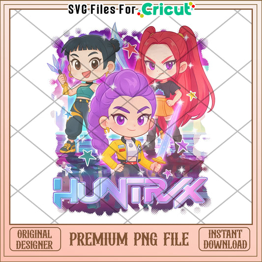 Kpop Huntrix png, demon hunters png, huntrix png