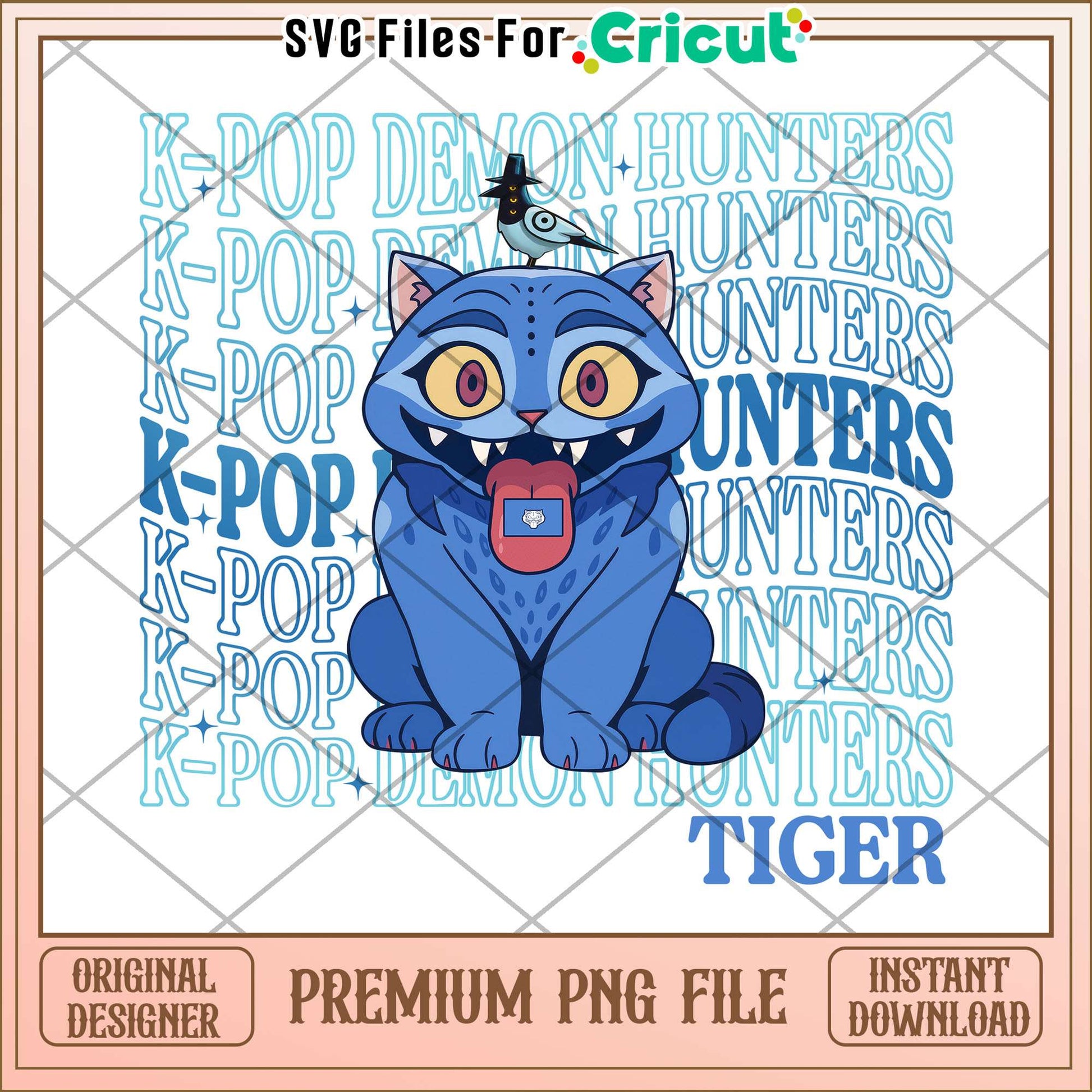 Kpop demon hunter png, kpop demon hunters png, tiger back png