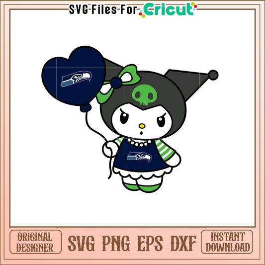 Kuromi SVG Seahawks Design