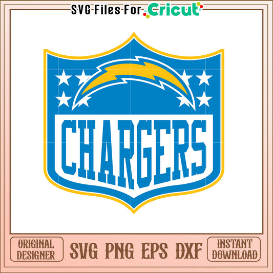 LA Chargers SVG Logo Design