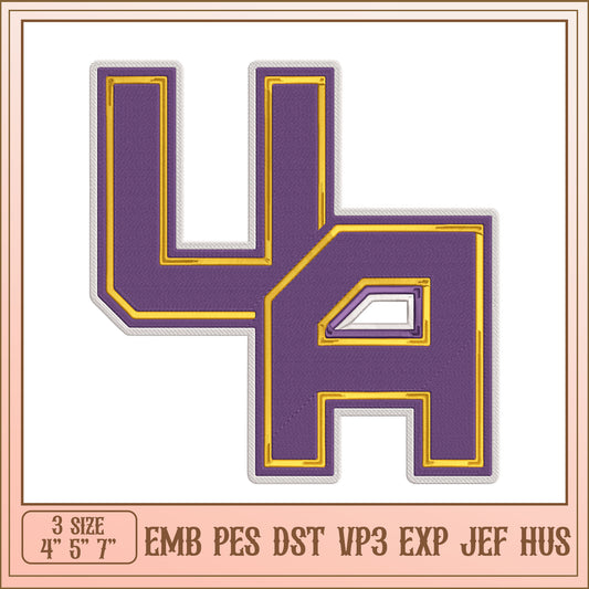 LA Embroidery Design 3 Sizes