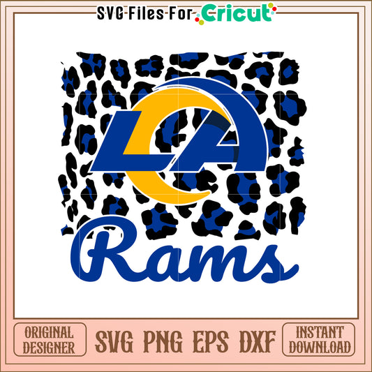 LA Rams SVG Design for Sports Fans and Crafters