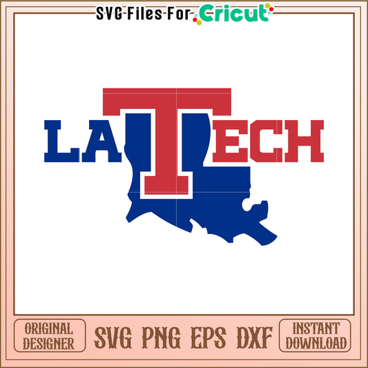 LA Tech SVG Design for Cricut Users, Perfect for Personal and Professional Projects
