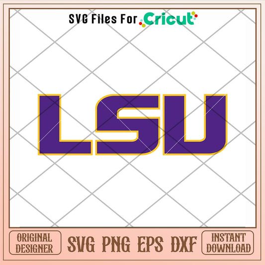 LSU Tigers Logo Svg, LSU Tigers Svg, NCAA Svg
