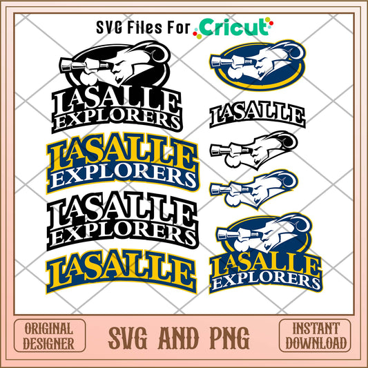 La Salle Explorers svg, La Salle Explorers svg bundle, NCAA svg