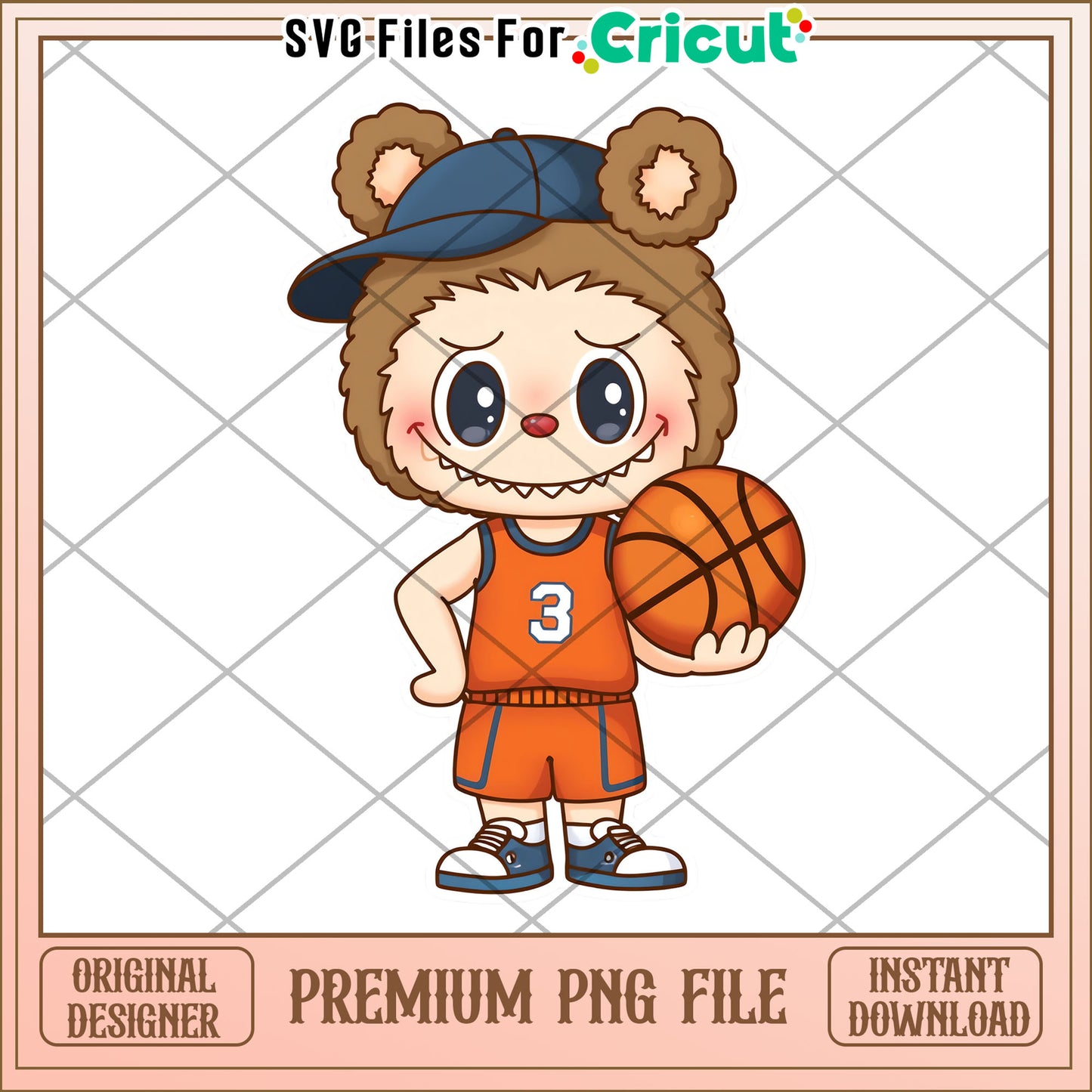 Labubu basketball player illustrtion png, labubu secret png, cartoon labubu png