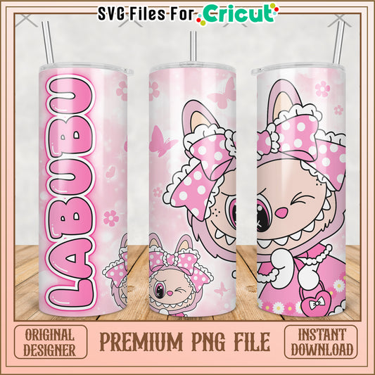 Labubu bowtie tumbler png, labubu clothes​ png, labubu clothes​​ png