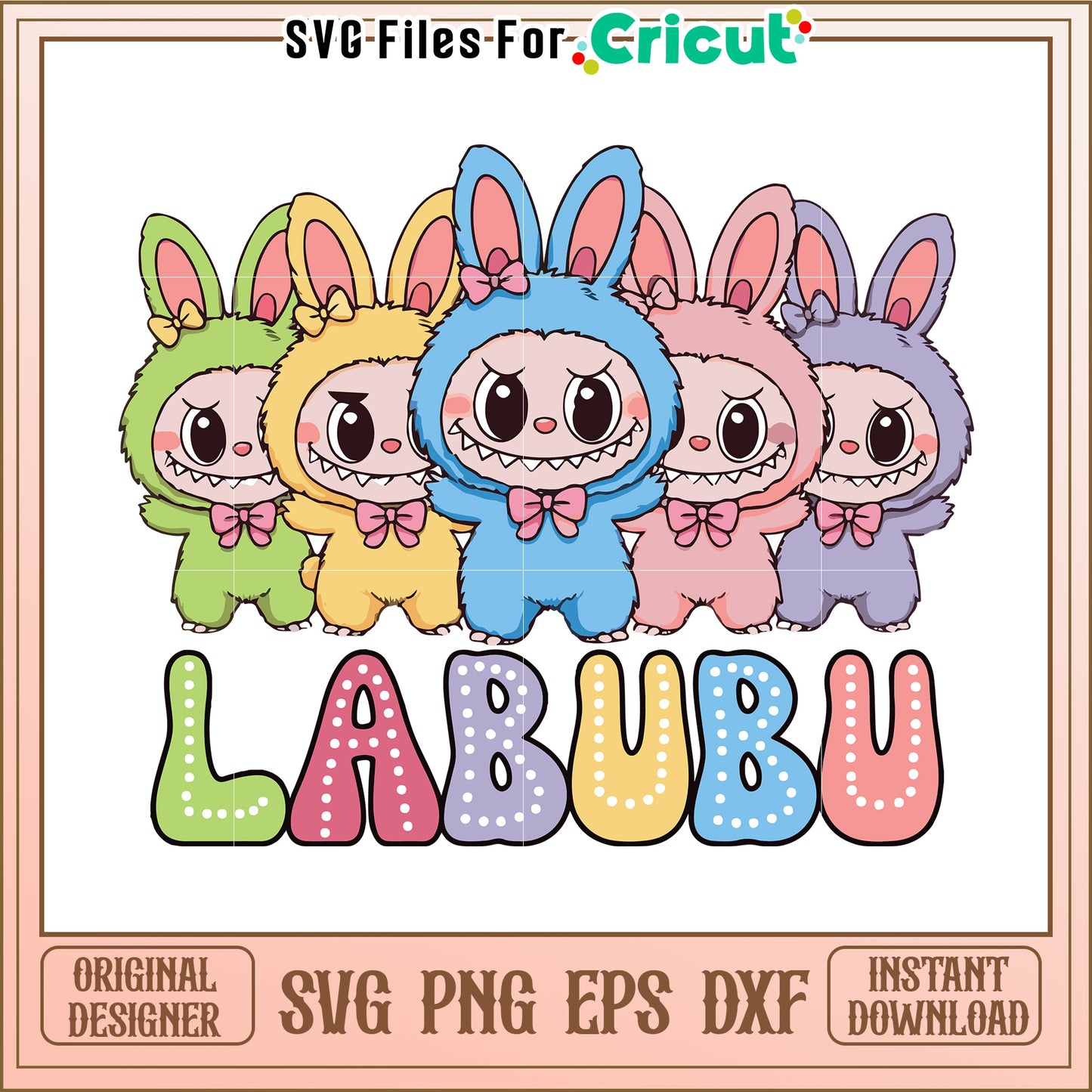 Labubu characters design svg, labubu popmart svg, funny labubu svg