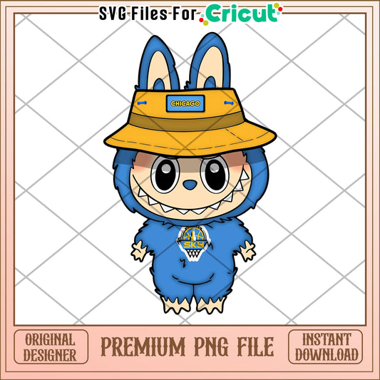 Labubu chicago cute design png, labubu cute characters png, cute labubu toys png