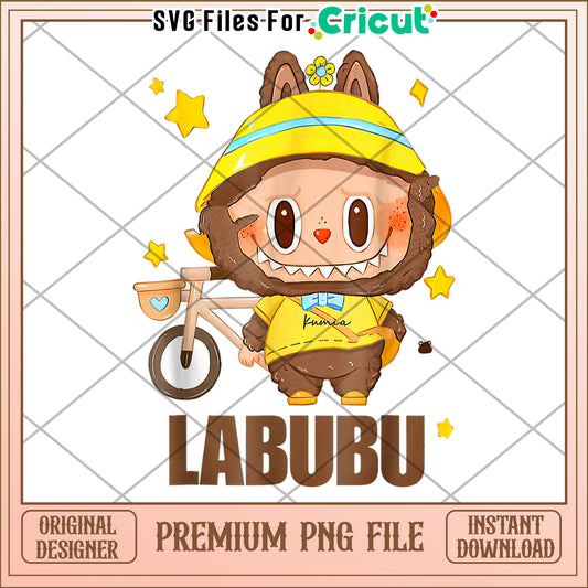 Labubu chrysanthemum cute design, popmart labubu png, labubu the monster png
