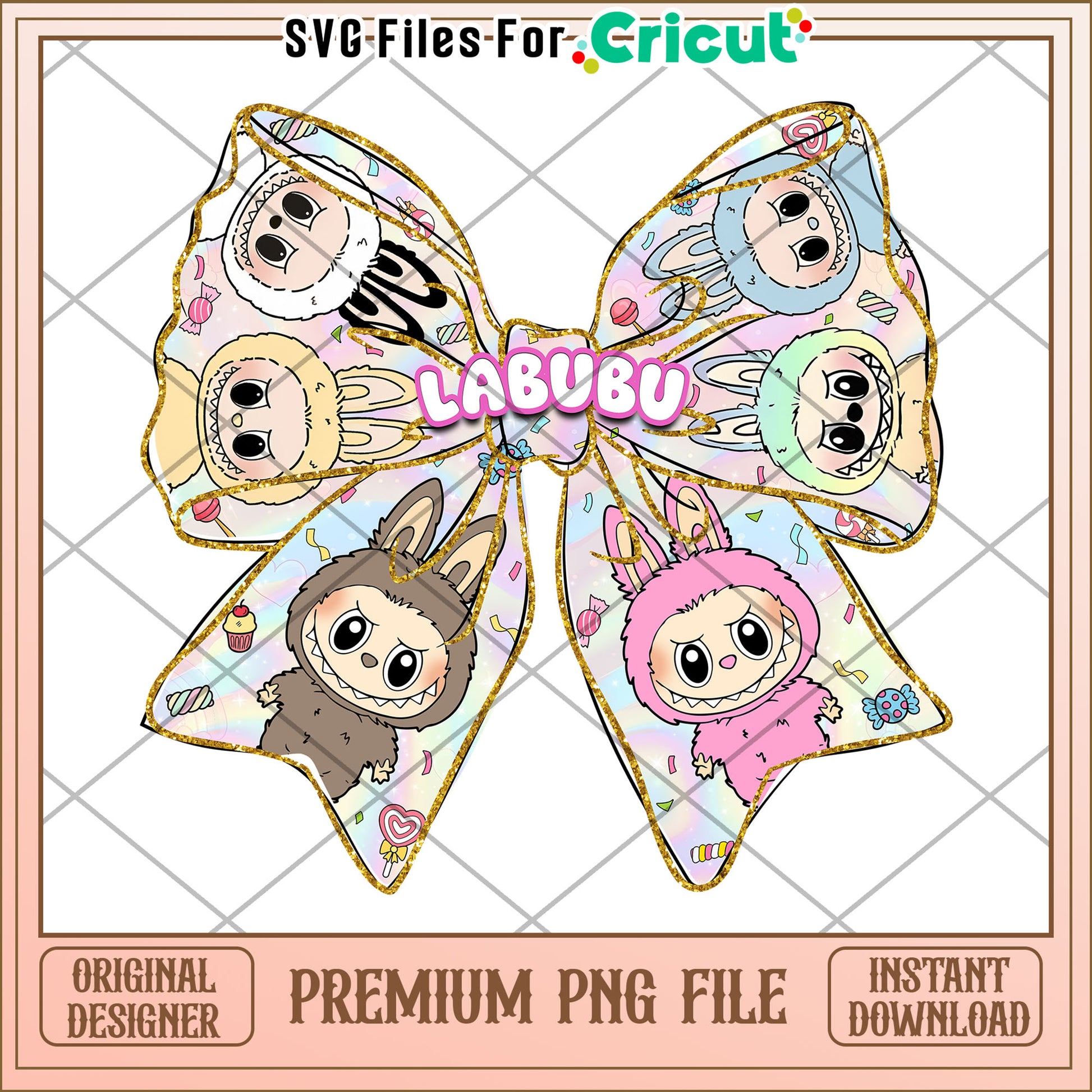 Labubu colorful characters png, labubu dolls png, popmart labubu png