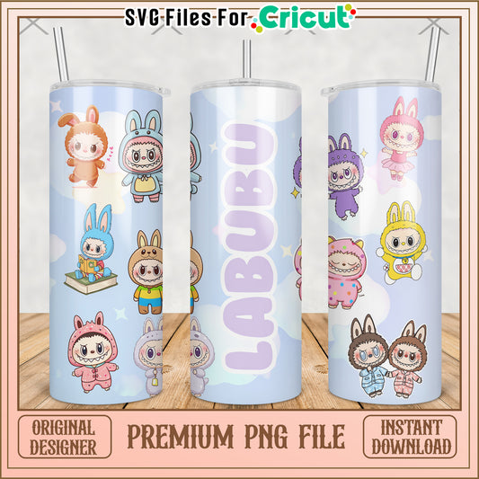 Labubu creative tumbler png, labubu doll png, labubu toys png