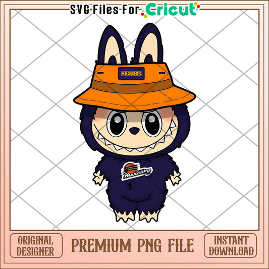 Labubu cute design phoenix png, labubu cute characters png, cute labubu toys png