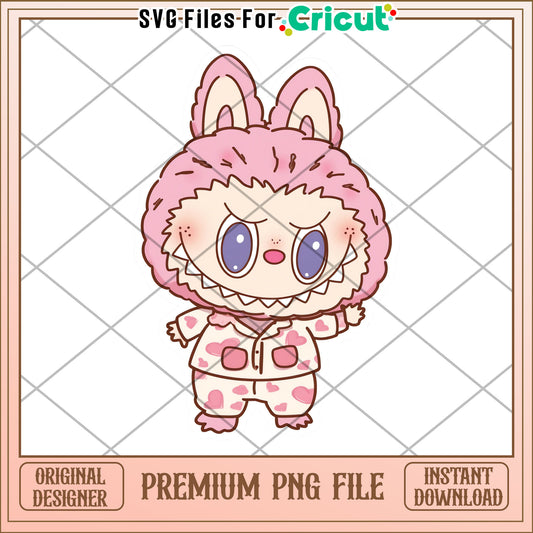 Labubu cute design png, labubu png, cartoon characters png