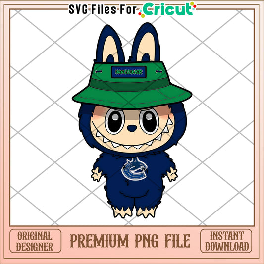 Labubu cute design vancouver png, nhl games png, american ice hockey png