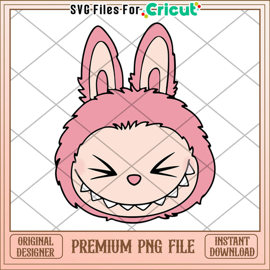 Labubu dead wink design png, labubu png, have a seat labubu​ png